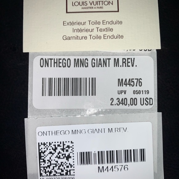 BRAND NEW LOUIS VUITTON "On-the-Go' GM - Picture 7 of 7